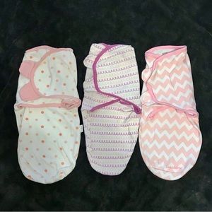 Lot of 3 Velcro Swaddles